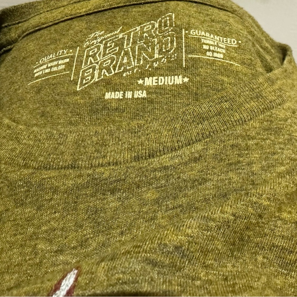 Original Retro Brand Olive Gold Seminoles Tee - Picture 4 of 4